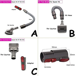 Spazzola Italdos per cani per Dyson V7, V8, V10, V11, V15, V6 - Spazzola  per cani